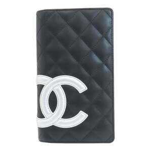 CHANEL Black Leather Wallet